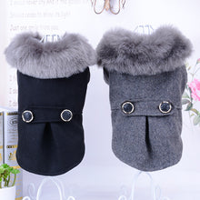 Pet Bipedal Solid Color Autumn Winter Coat