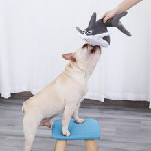 Pet plush toy shark doll